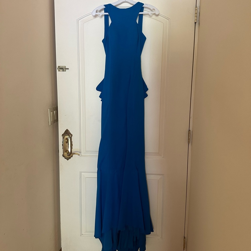 Jovani Royal Blue Maxi Dress